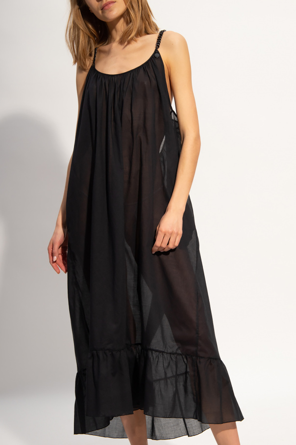 SchaferandweinerShops GB - Black 'Iconic Chain' beach dress